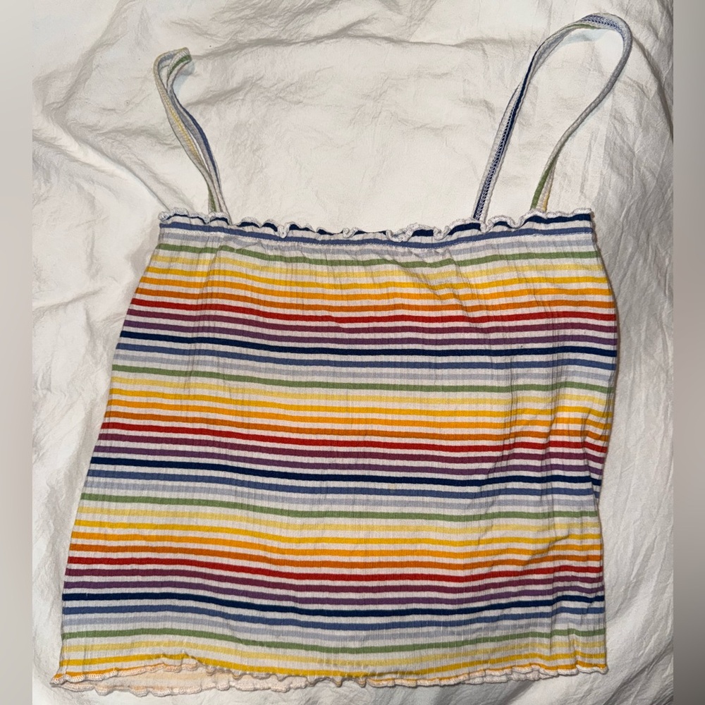 PacSun Multicolor Striped Tank Top